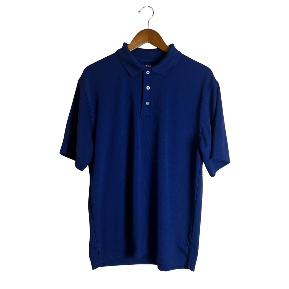 PGA Tour navy golf polo shirt. Size large‎